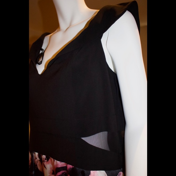 Evening Floral Dress (sleeveless) - Picture 3 of 3